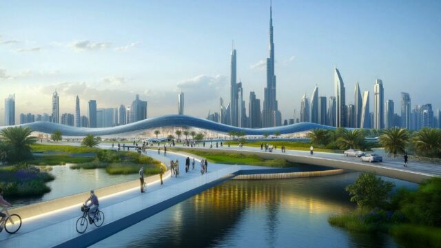 dubai passerelle climatisée chemin climatisé (1)